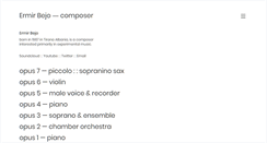 Desktop Screenshot of ermirbejo.com